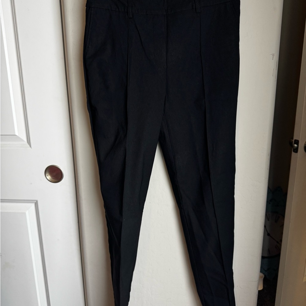 Hilary Radley Women’s Black Pull On‎ Tummy Control, Work Trousers, Medium